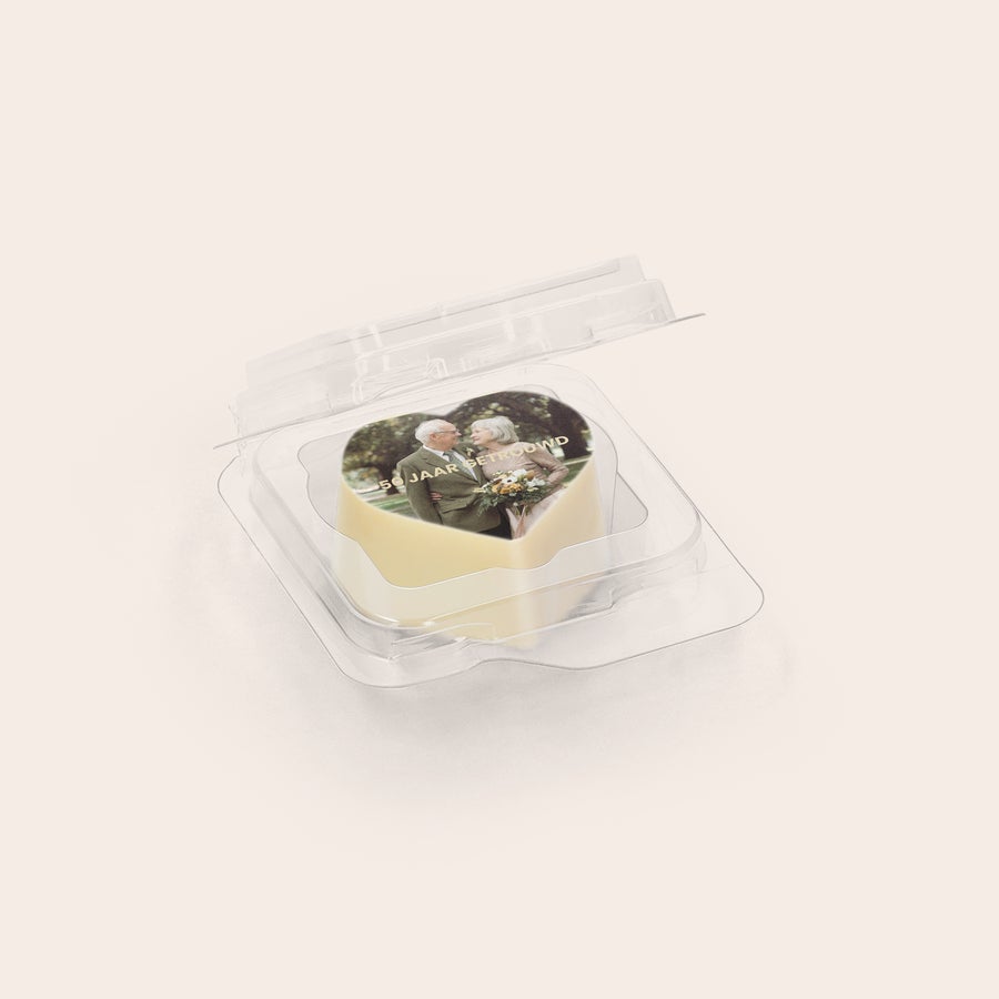 Chocolade traktatie met foto Chocolade traktatie met foto