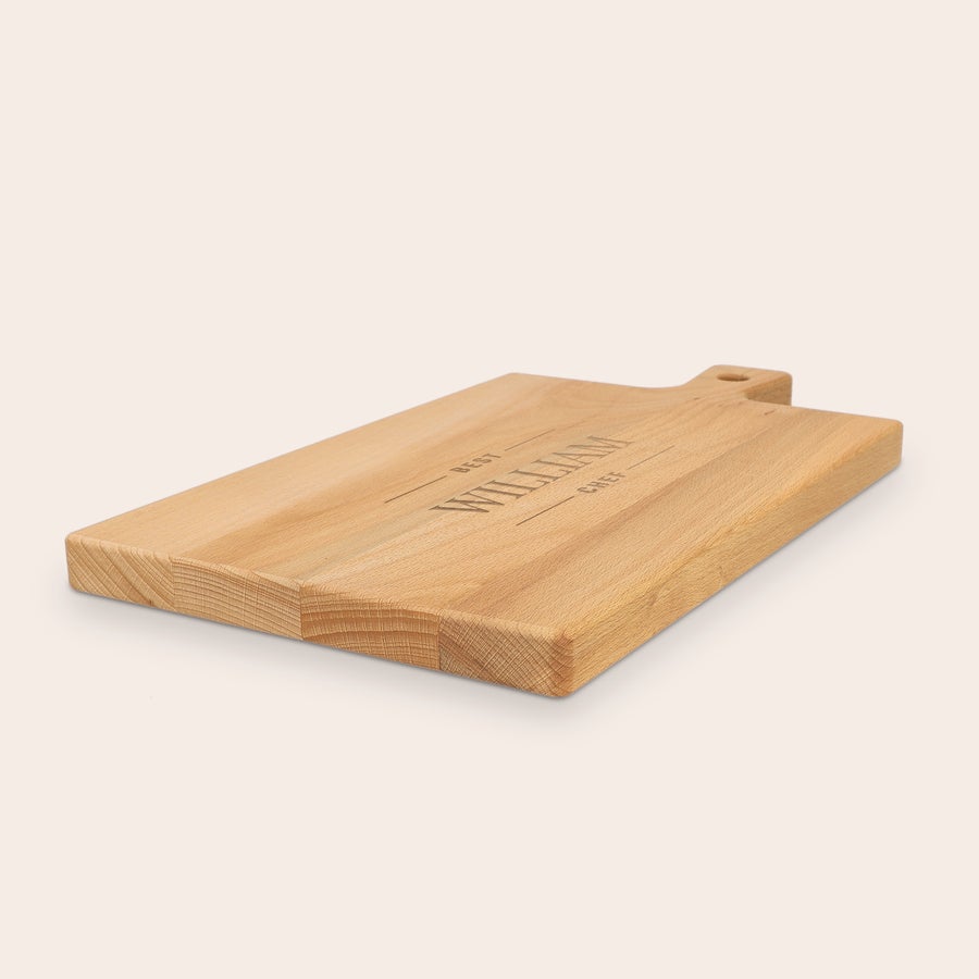 Personalised wooden serving platter Personalised wooden serving platter