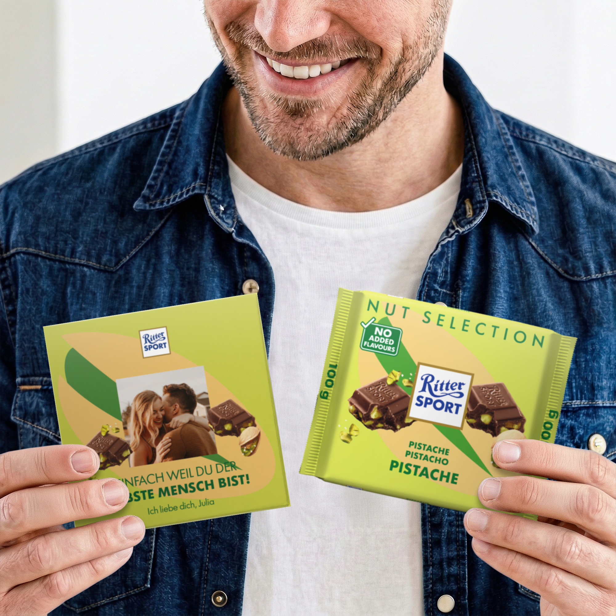 Personalisieren Sie Ritter Sport Schokolade