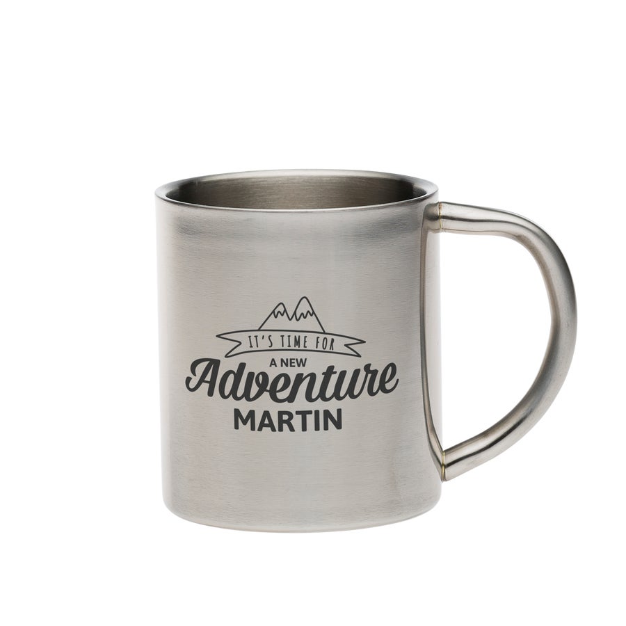 Mug métal - personnalisé texte Mug métal - personnalisé texte