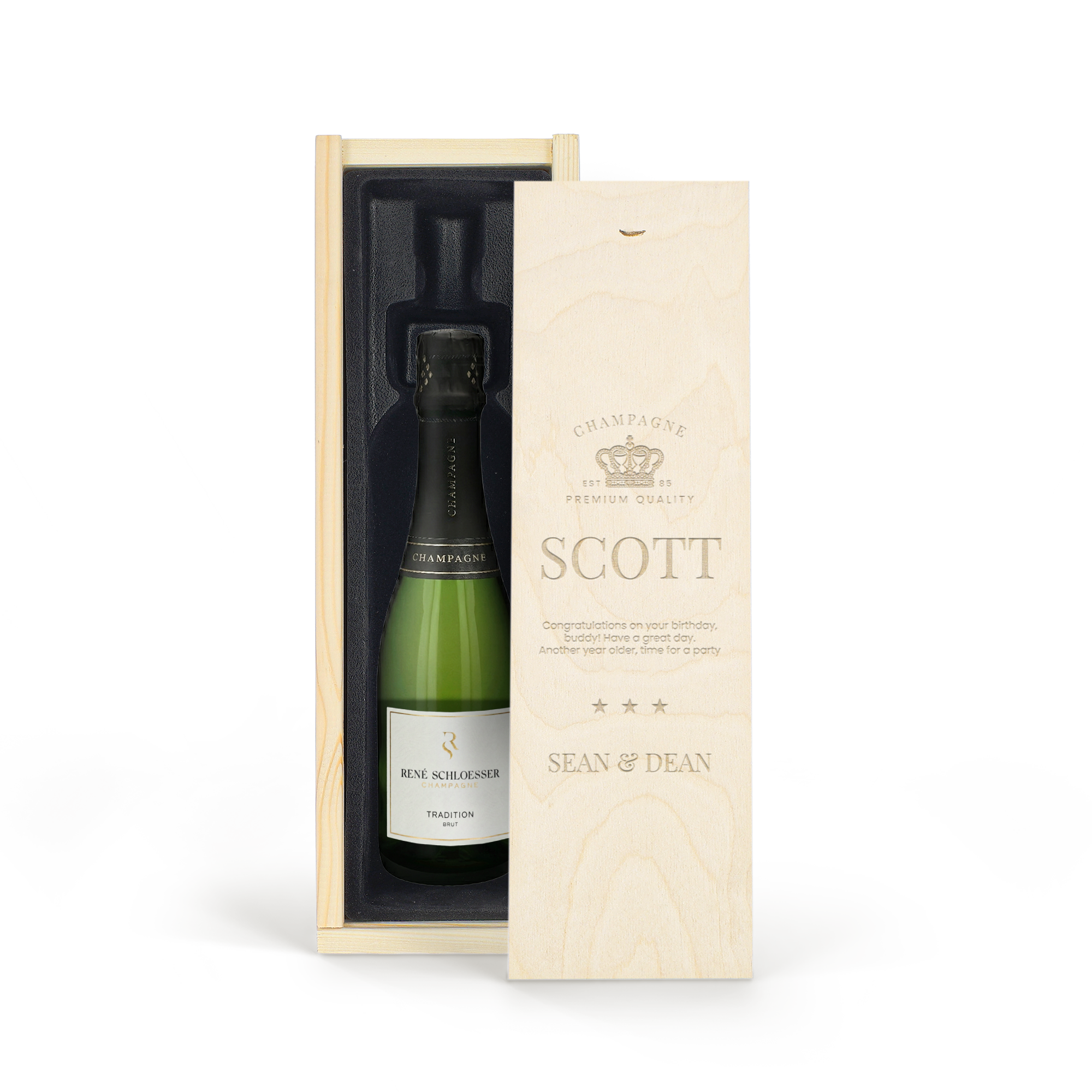 Champagne Personalizzato - René Schloesser (375ml)