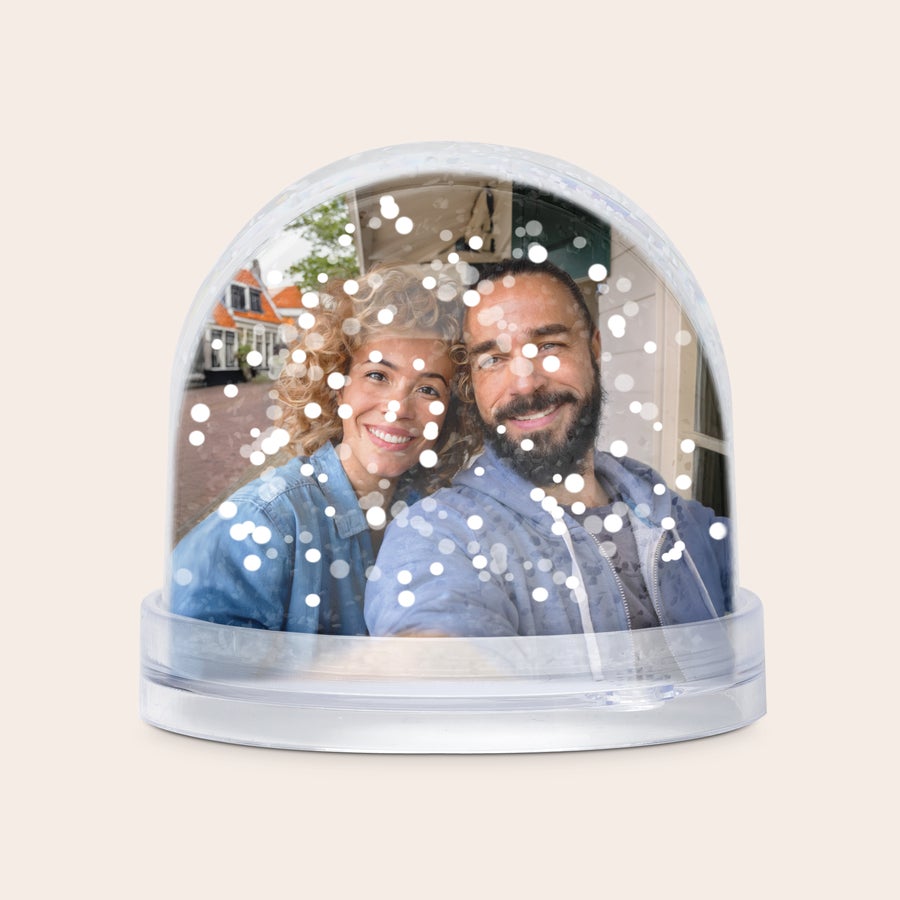 Sneeuwbol met foto Sneeuwbol met foto