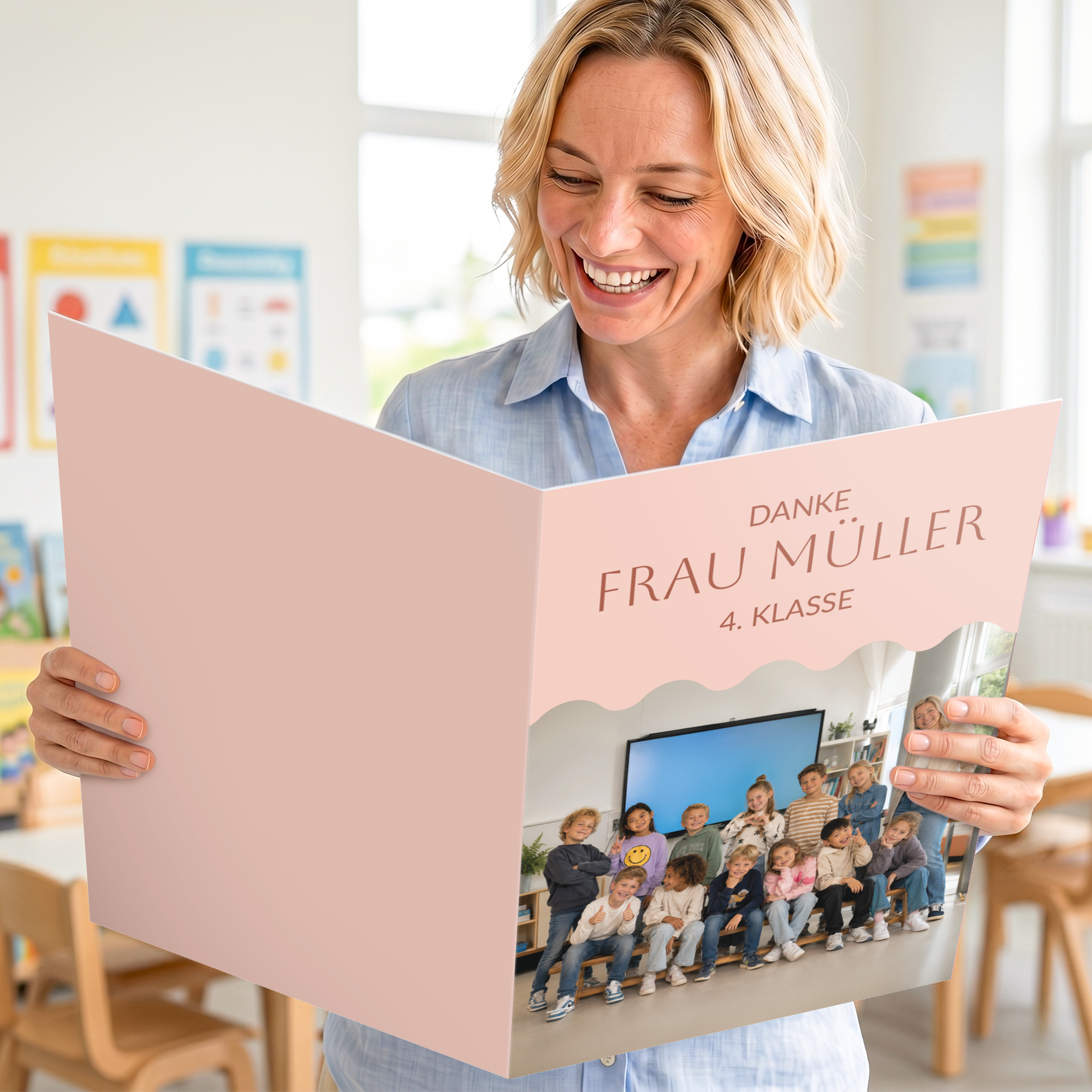 Personalisierte XXL Karte - 50 cm