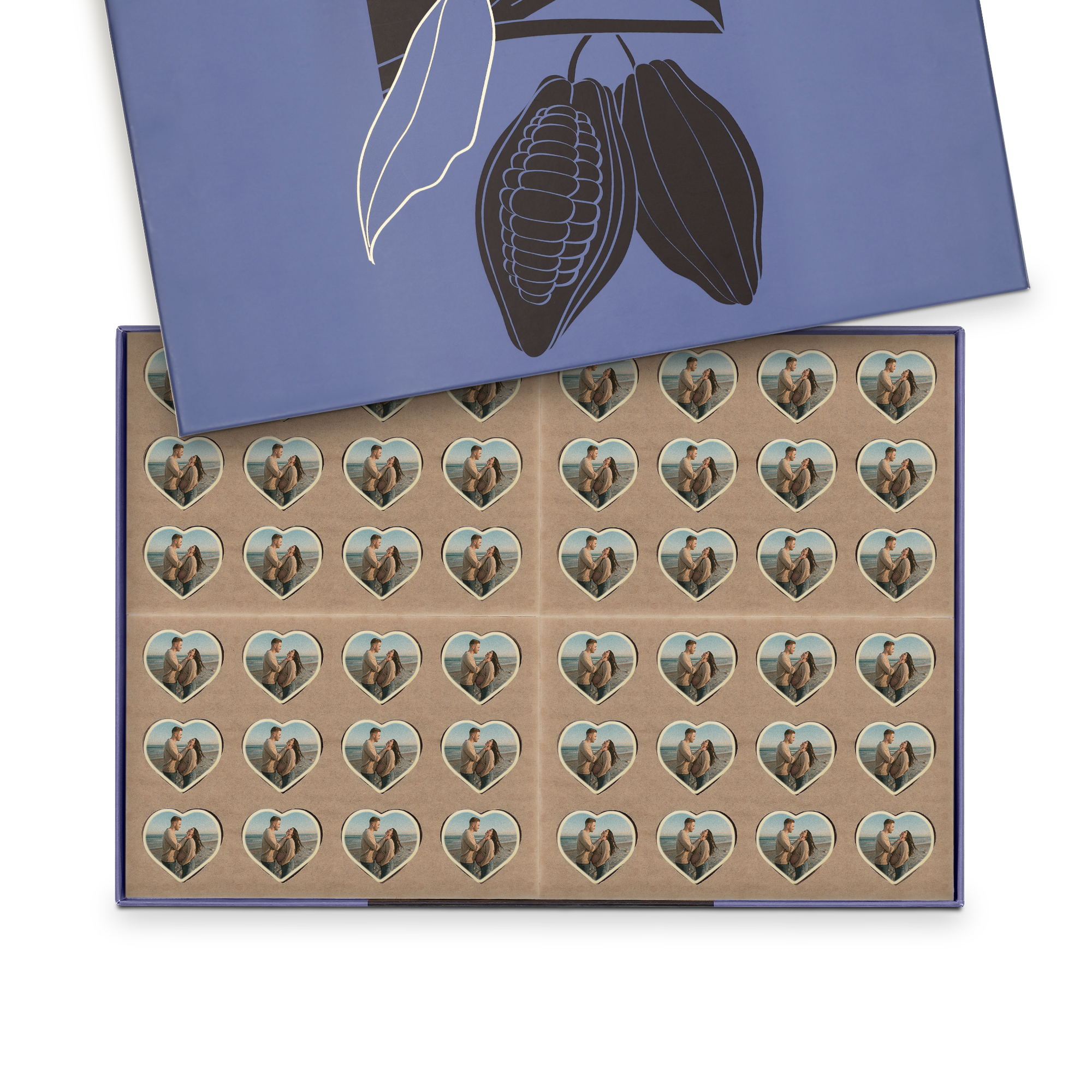 Cioccolatini personalizzati con foto - Cuore
