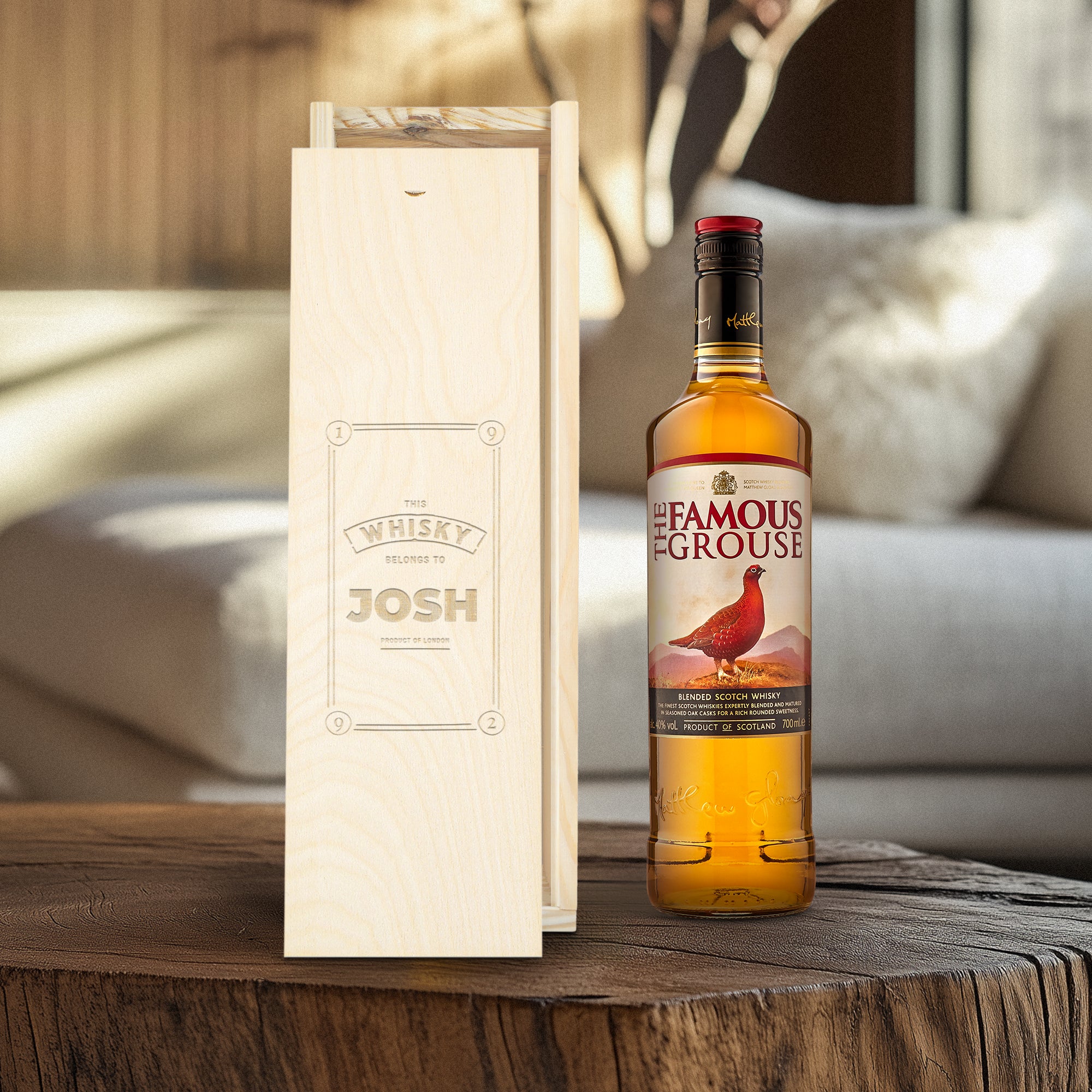 Personalizowane whisky Famous Grouse