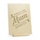 Biglietto in legno con incisione per Festa della Mamma - Verticale