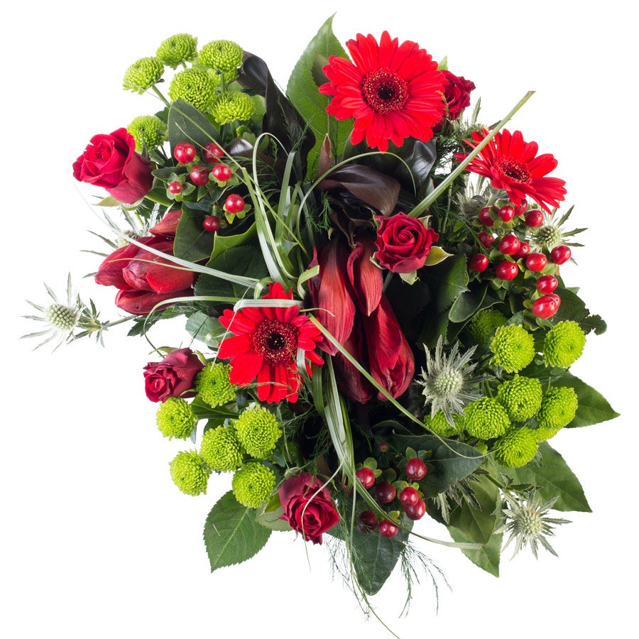 Bloemen - Kerstboeket (Middel) Bloemen - Kerstboeket (Middel)