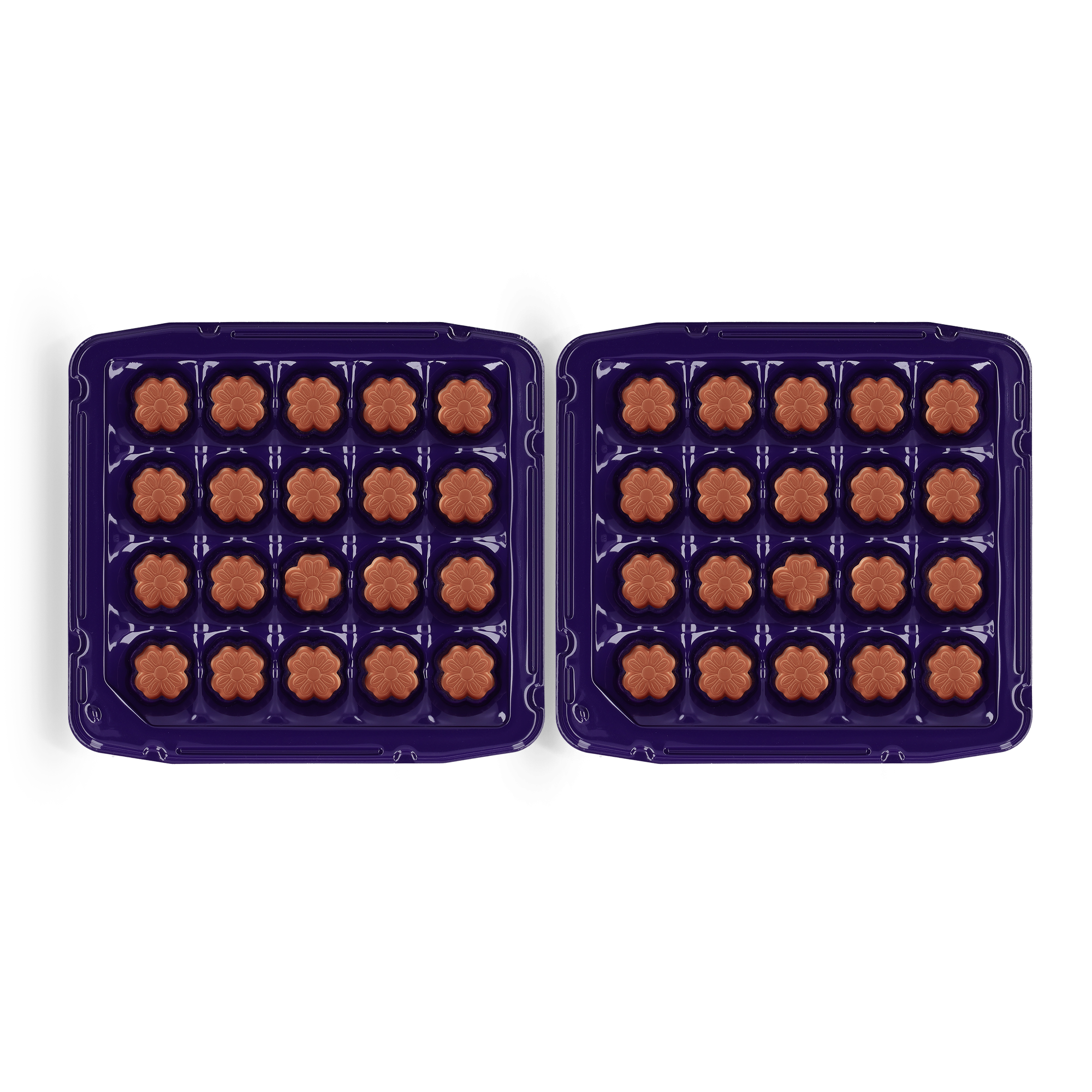 Personalizovaná Milka bonboniéra s lahodnými čokoládami v tvare kvetiniek