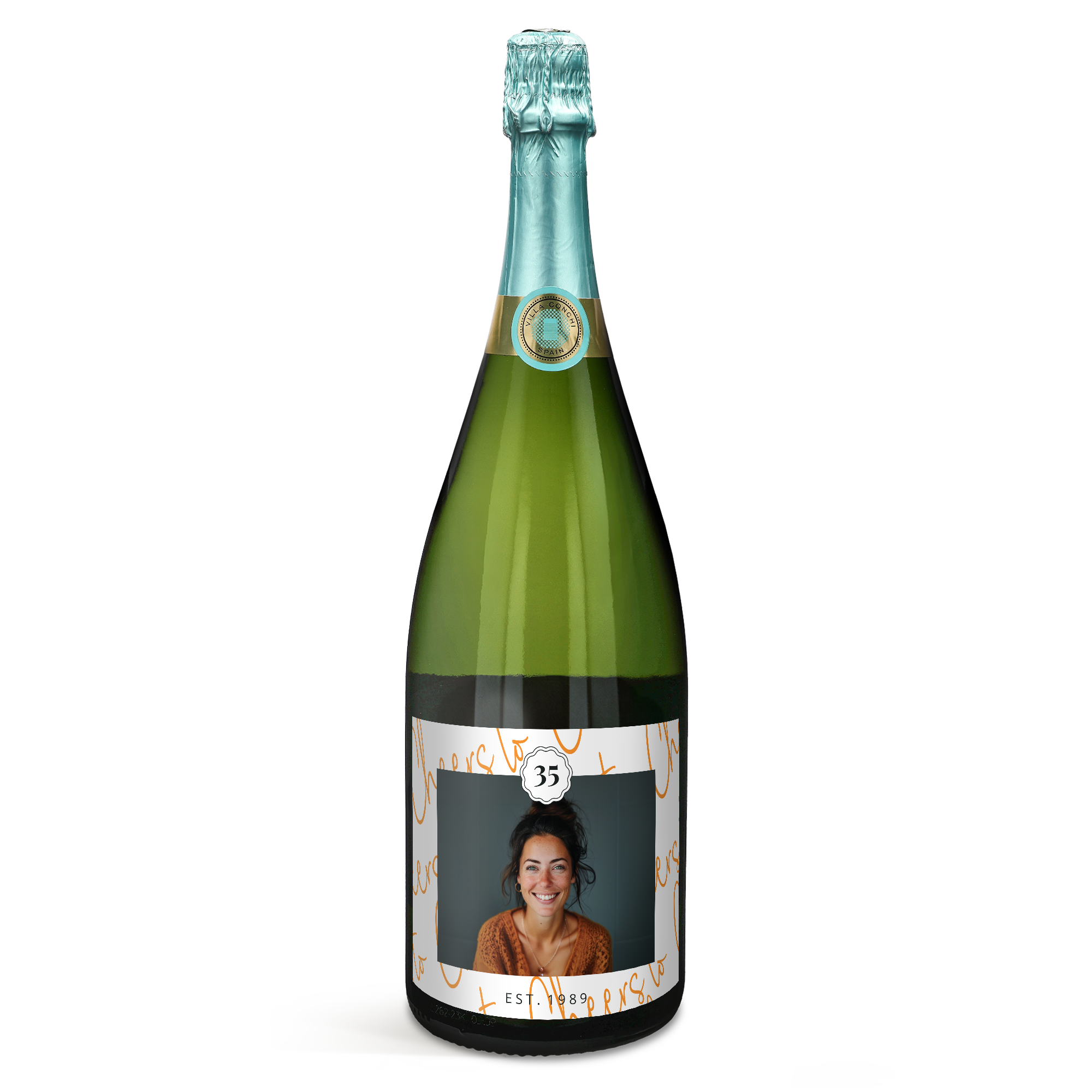Cava with personalised label - Villa Conchi - Magnum
