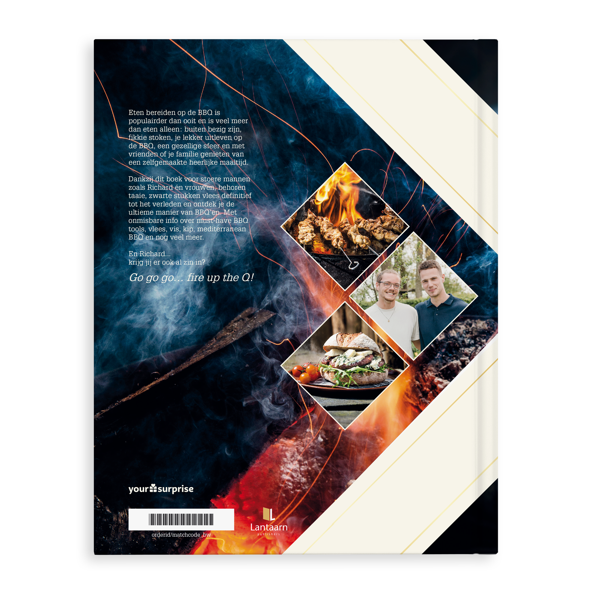 Barbecue kookboek "BBQ King/Queen" personaliseren