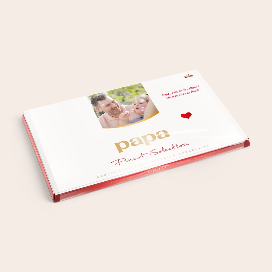 Chocolat Merci Finest Selection avec carte de vœux Chocolat Merci Finest Selection avec carte de vœux