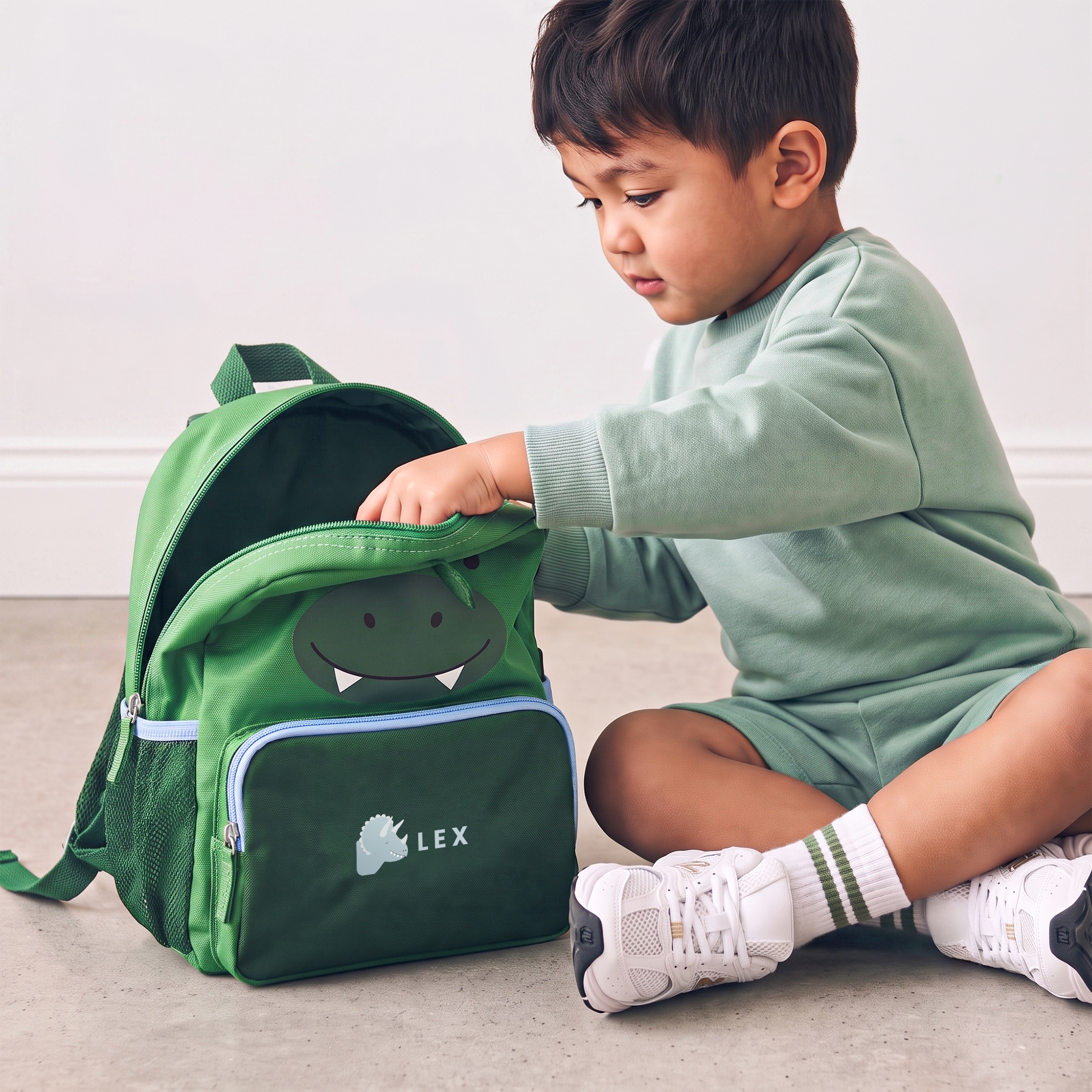 Personalisierter Rucksack - Dinosaurier