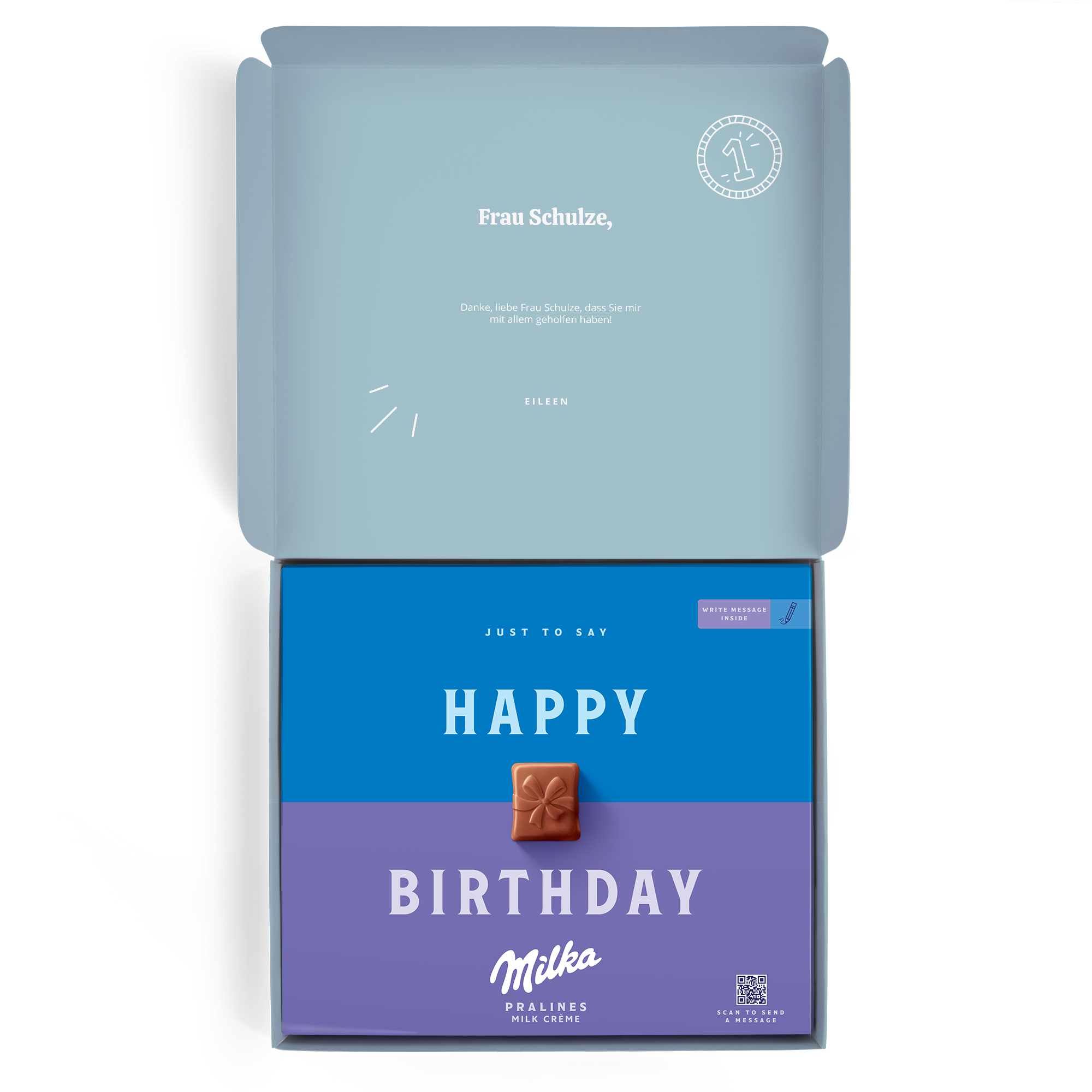 Pralinen Milka Lehrer