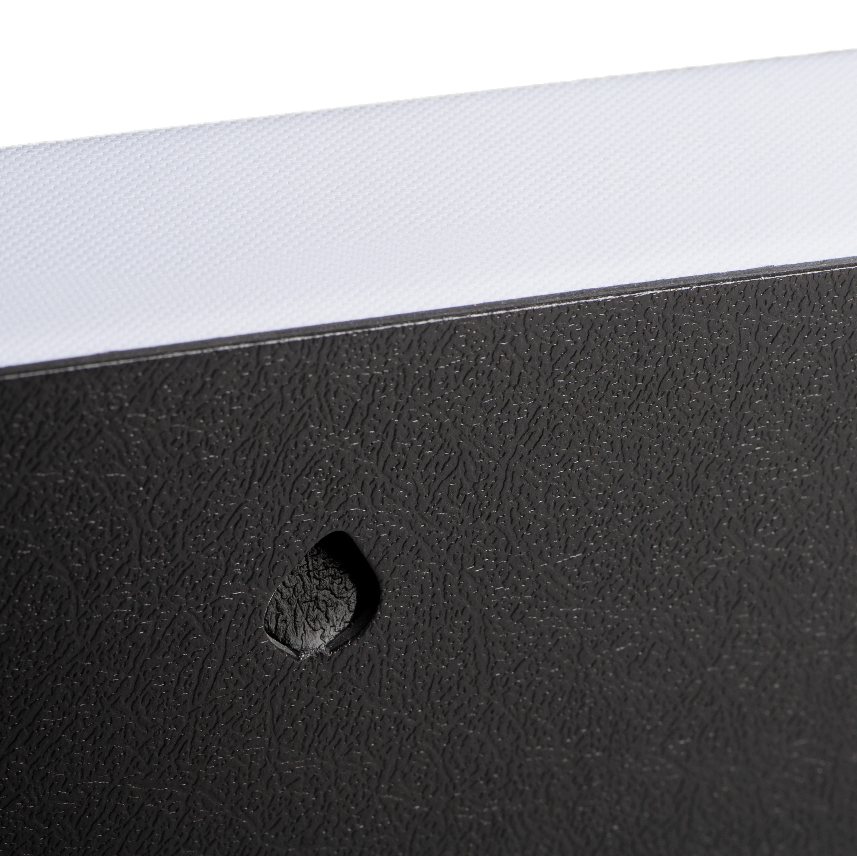 High-quality custom canvas showcasing a textured white surface, printed with a personalised photo.