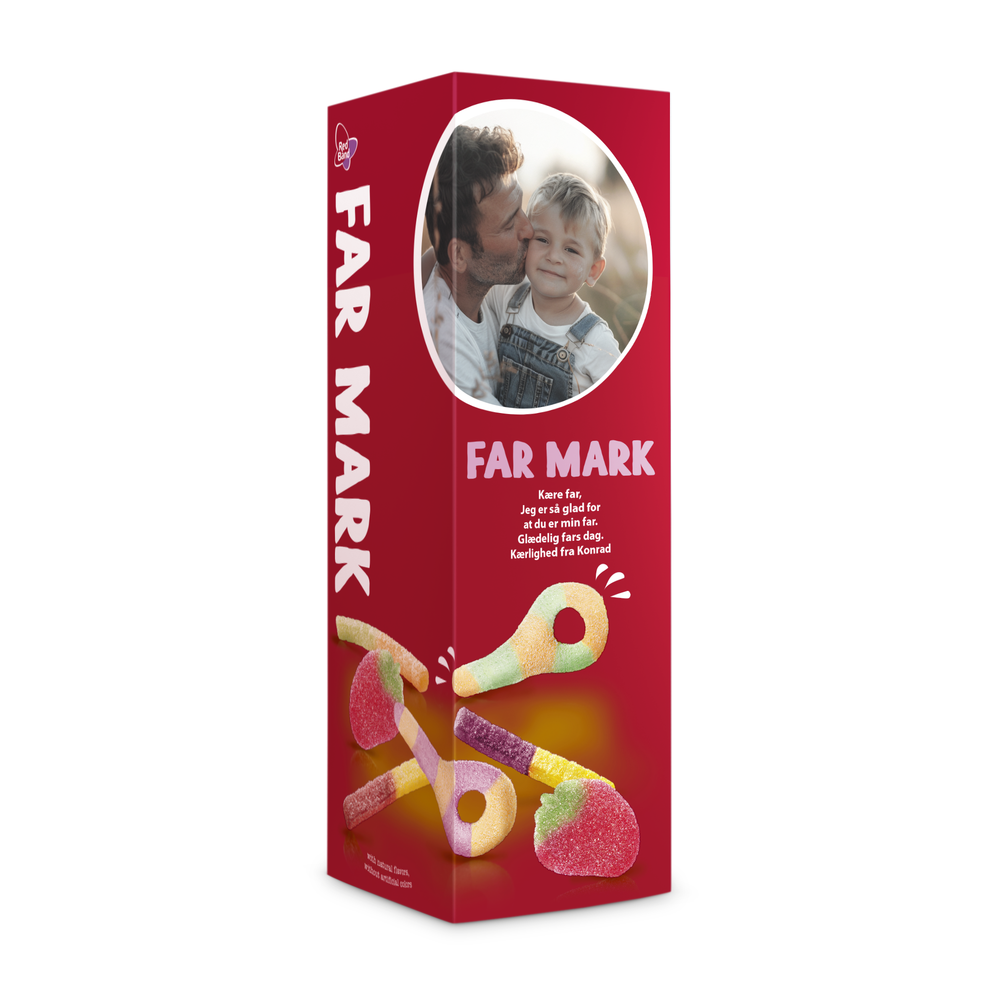 Personlig Red Band Slikgave