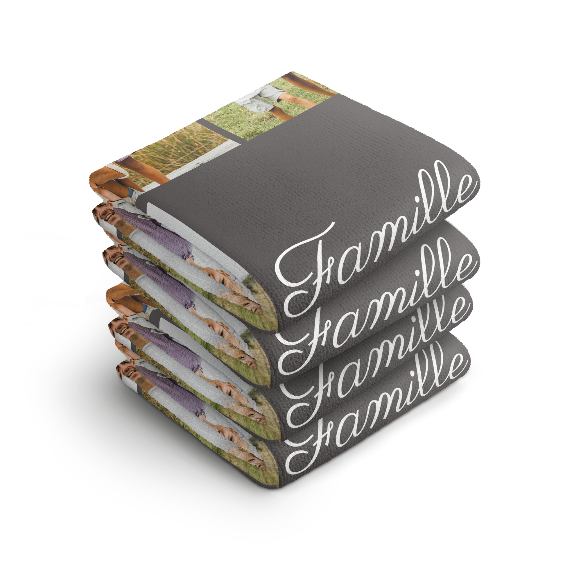 Set de serviettes personnalisées