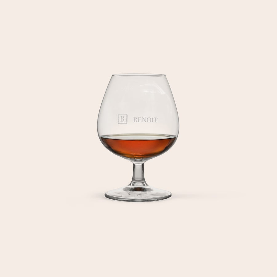 Verre à cognac personnalisé Verre à cognac personnalisé gravé avec le nom Benoit