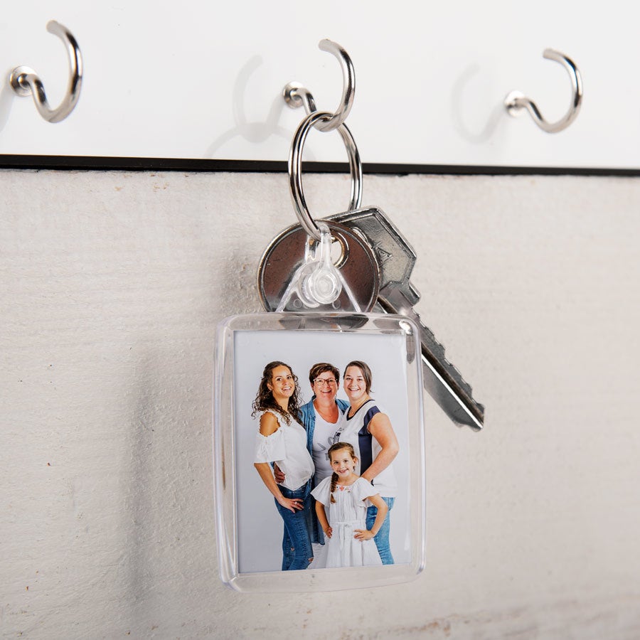 Set de porte-clés photo transparent Set de porte-clés photo transparent