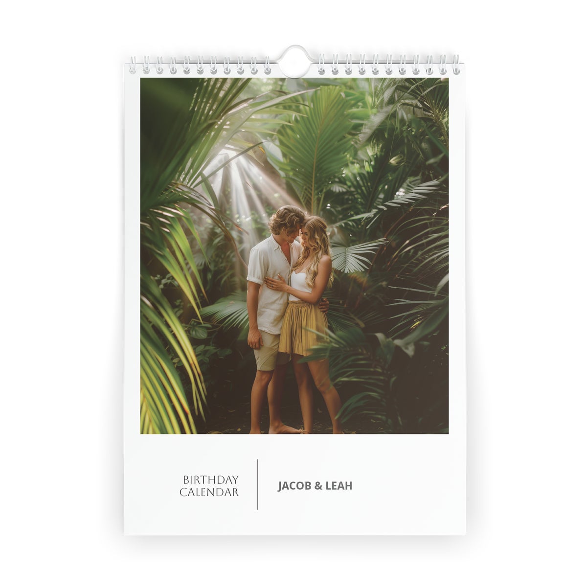 Spersonalizowany kalendarz urodzin - pionowy - L