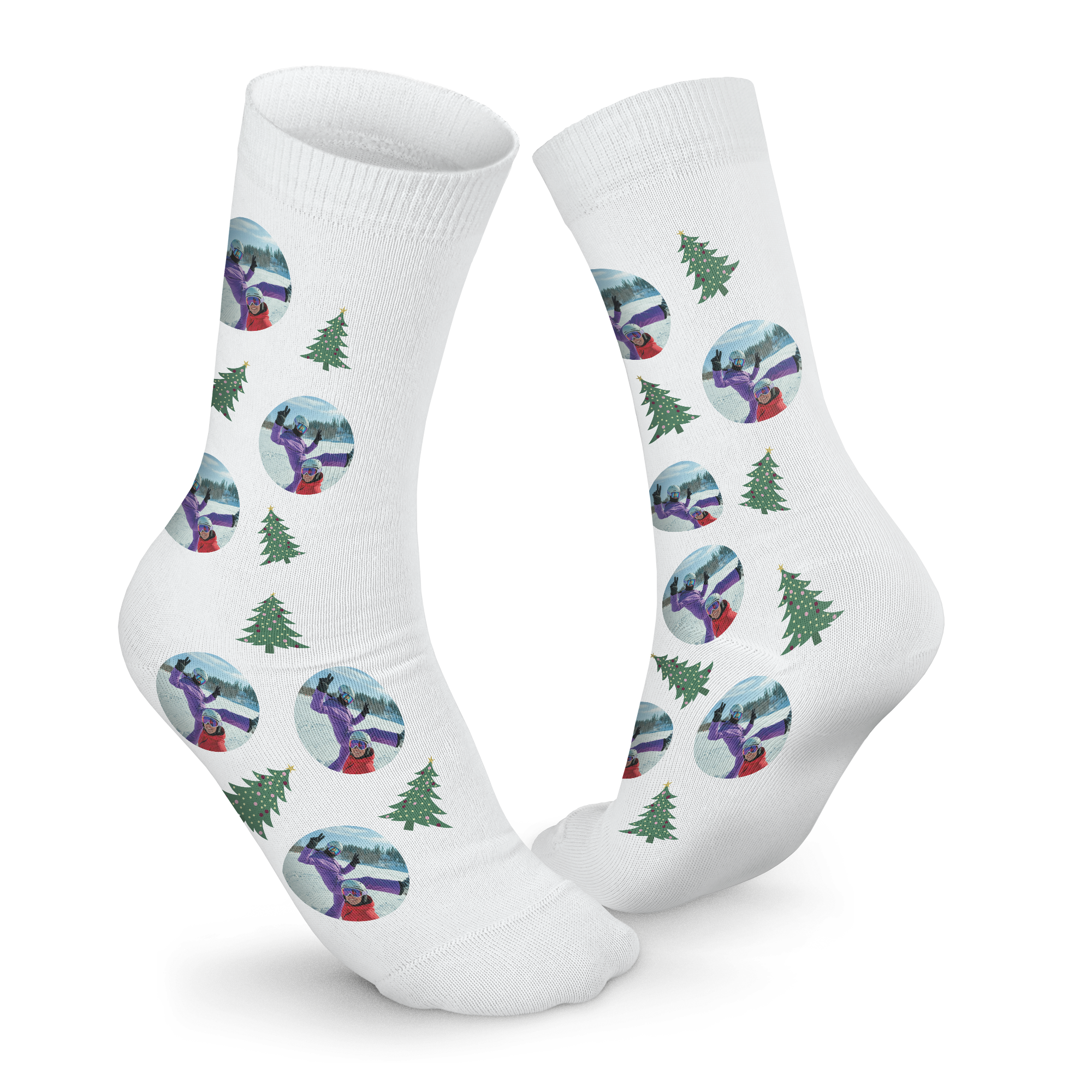 Calcetines navideños personalizados