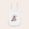Personalised baby bib - First Christmas - White Personalised baby bib - First Christmas - White