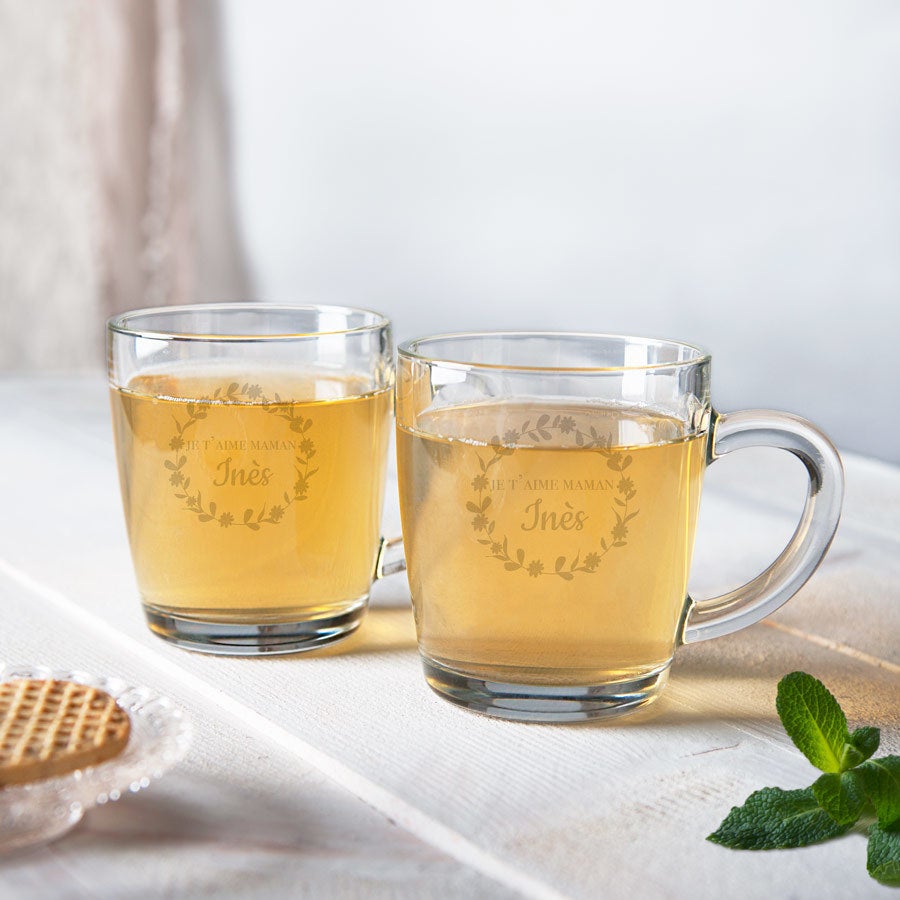 Tasse de thé Fête des Mères - 2 pièces