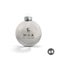 Personalizirane steklene kroglice - srebrne (4 kosi)