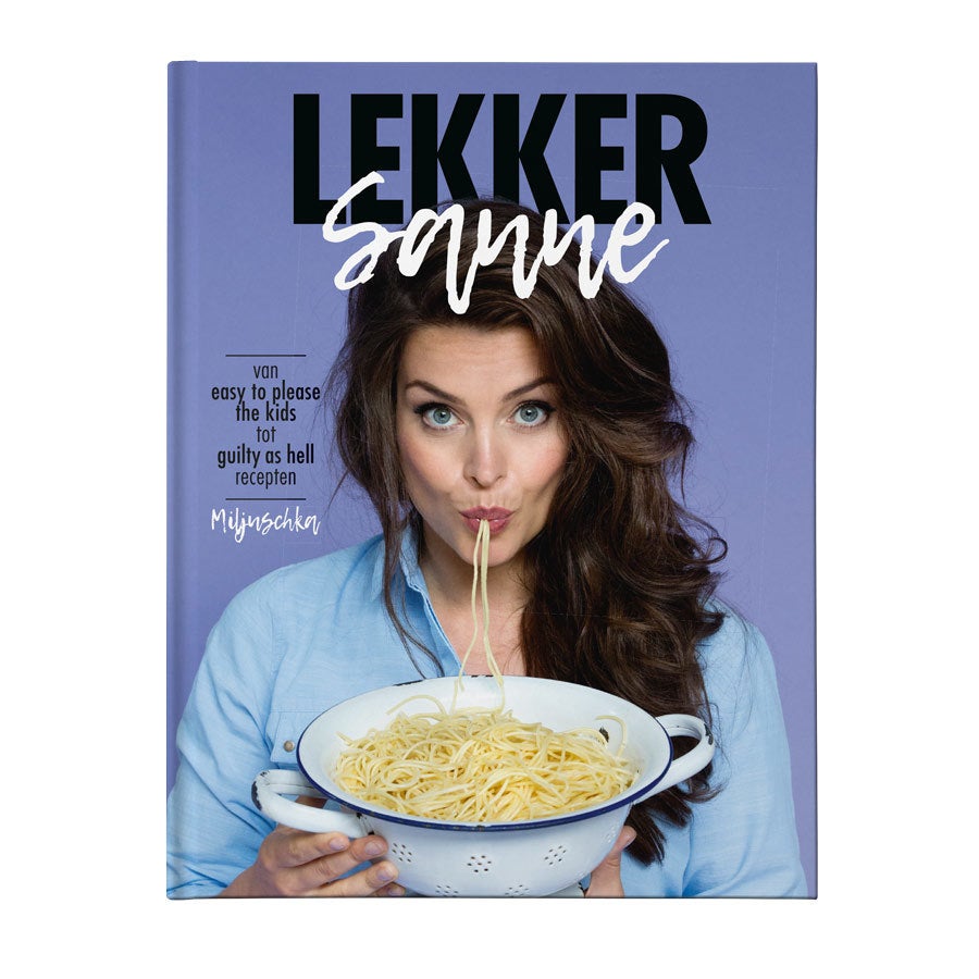 Lekker Miljuschka kookboek met naam - Cadeaupakket