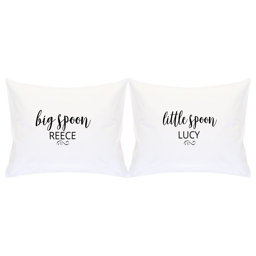 Personalised pillowcase set - Love - White - 60 x 50 cm