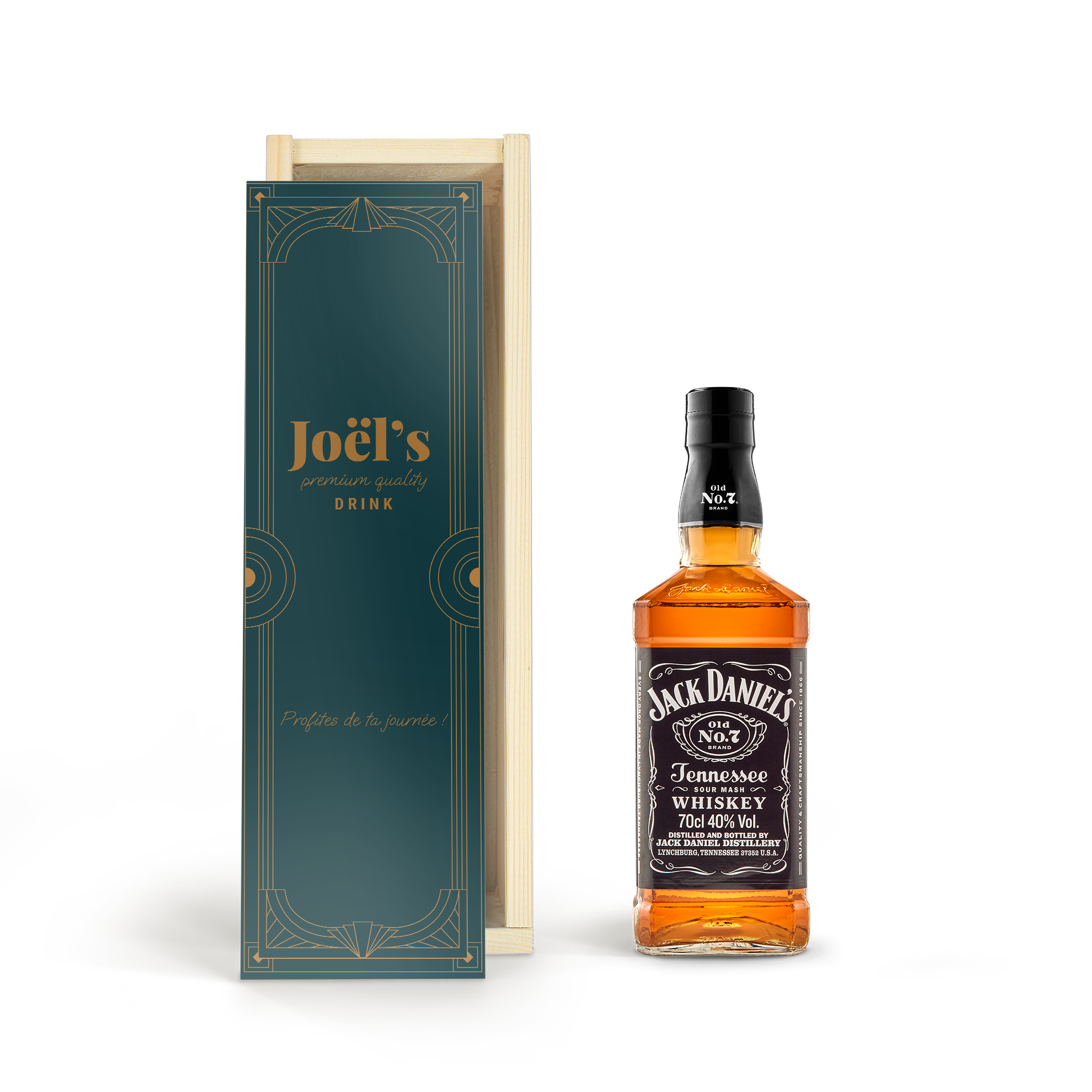 Coffret whisky personnalisé - Jack Daniels