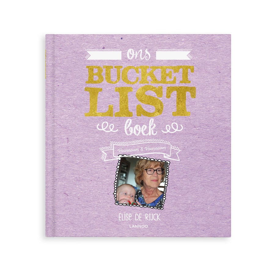 Bucketlist boek voor grootouder en kleinkind