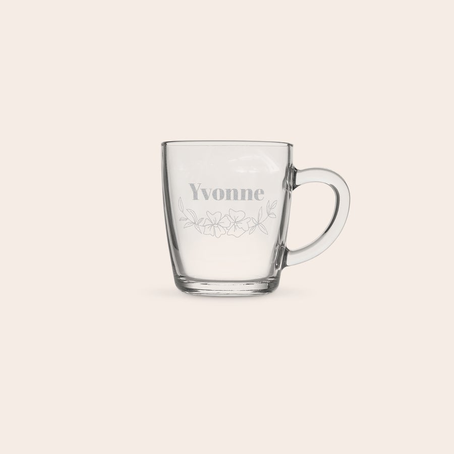 Teeglas mit Gravur Teeglas mit Gravur