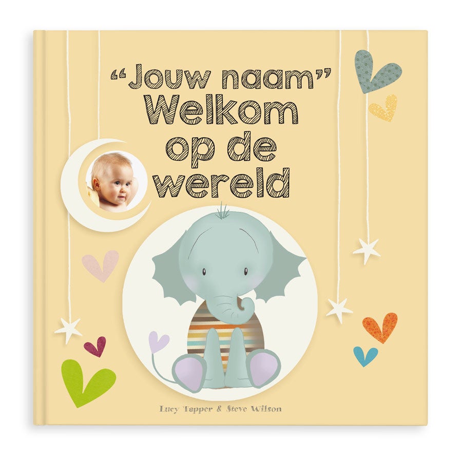 Babyboek met naam - Welkom op de wereld