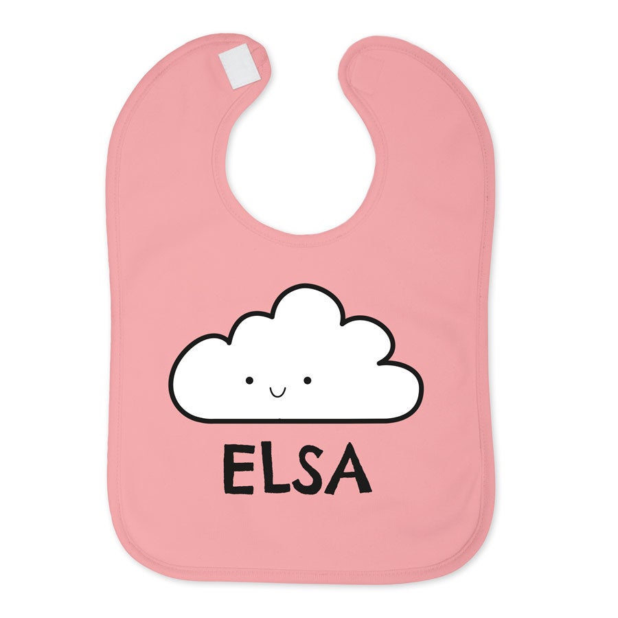 Baby bib - Myk rosa