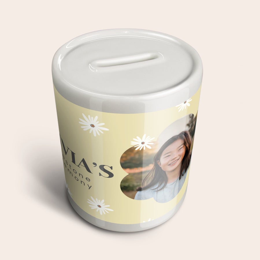 Personalised money box - Communion Personalised money box - Communion