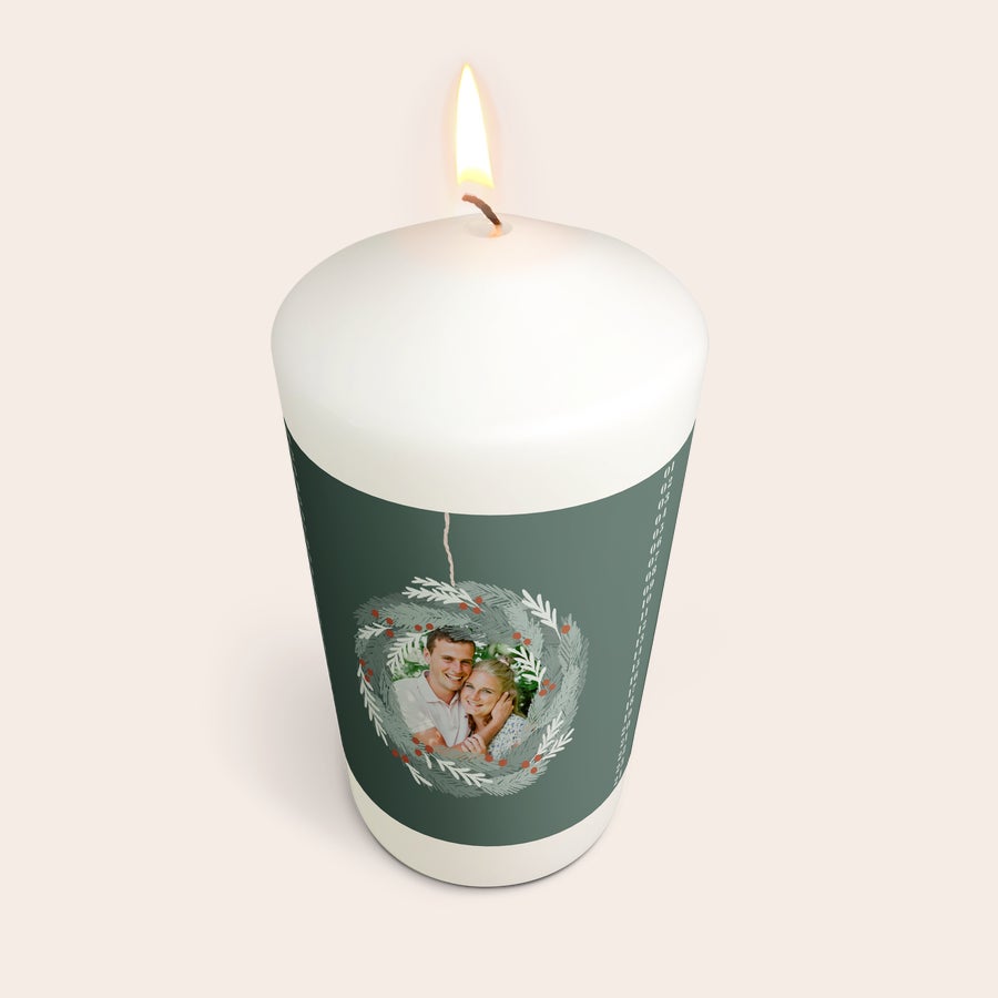 Personalised candle - Christmas Advent Candle Personalised candle - Christmas Advent Candle