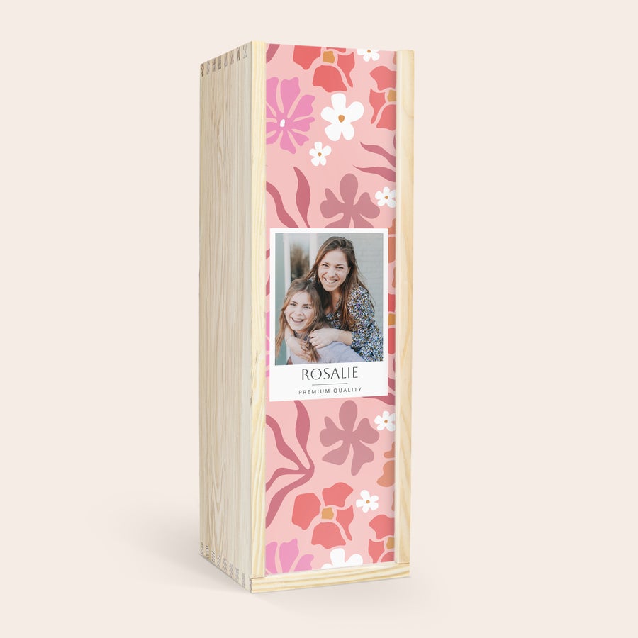 Personalised Amaretto Disaronno Gift - Wooden Case Personalised Amaretto Disaronno Gift - Wooden Case