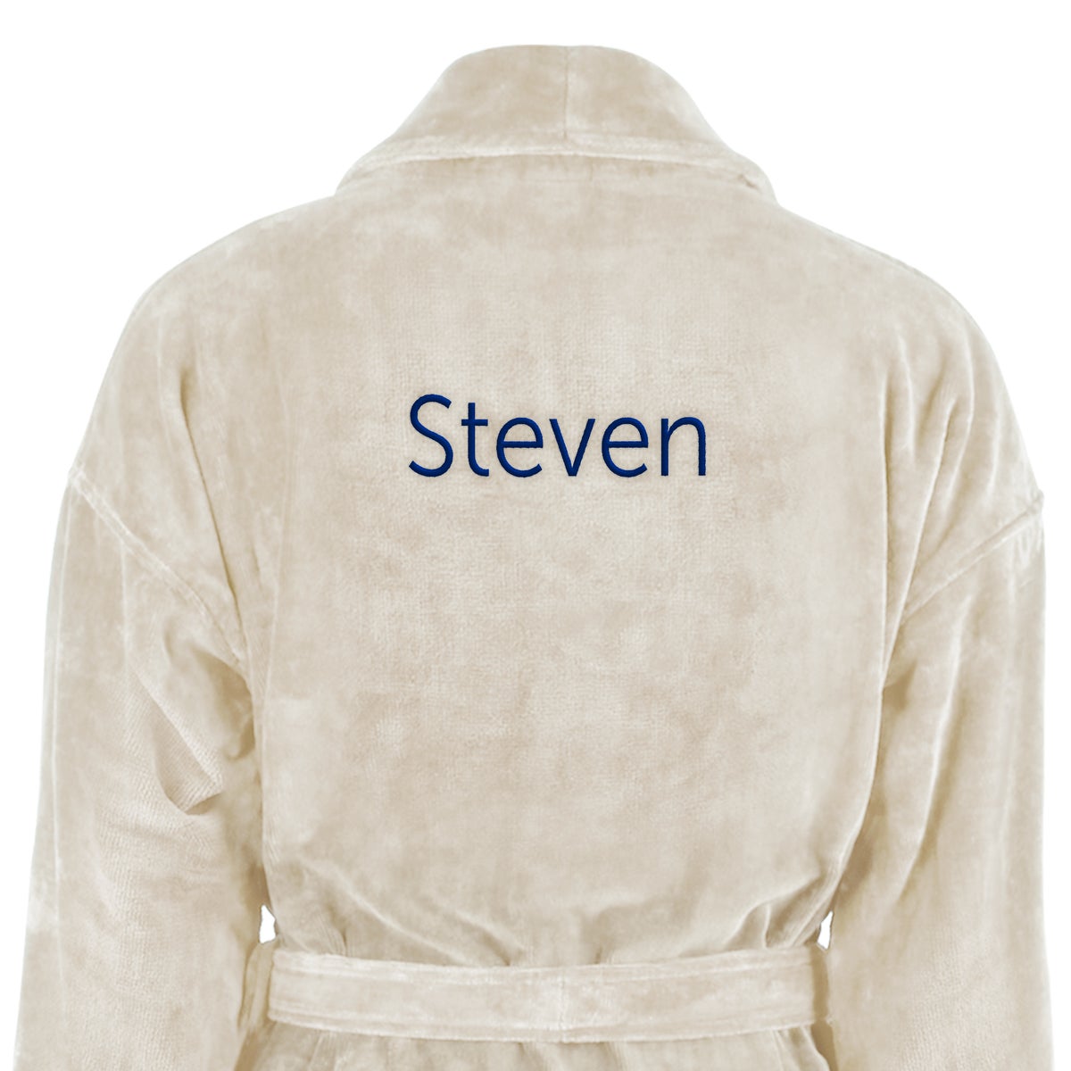 Szlafrok mski z haftowanym imieniem - Beowy - L/XL