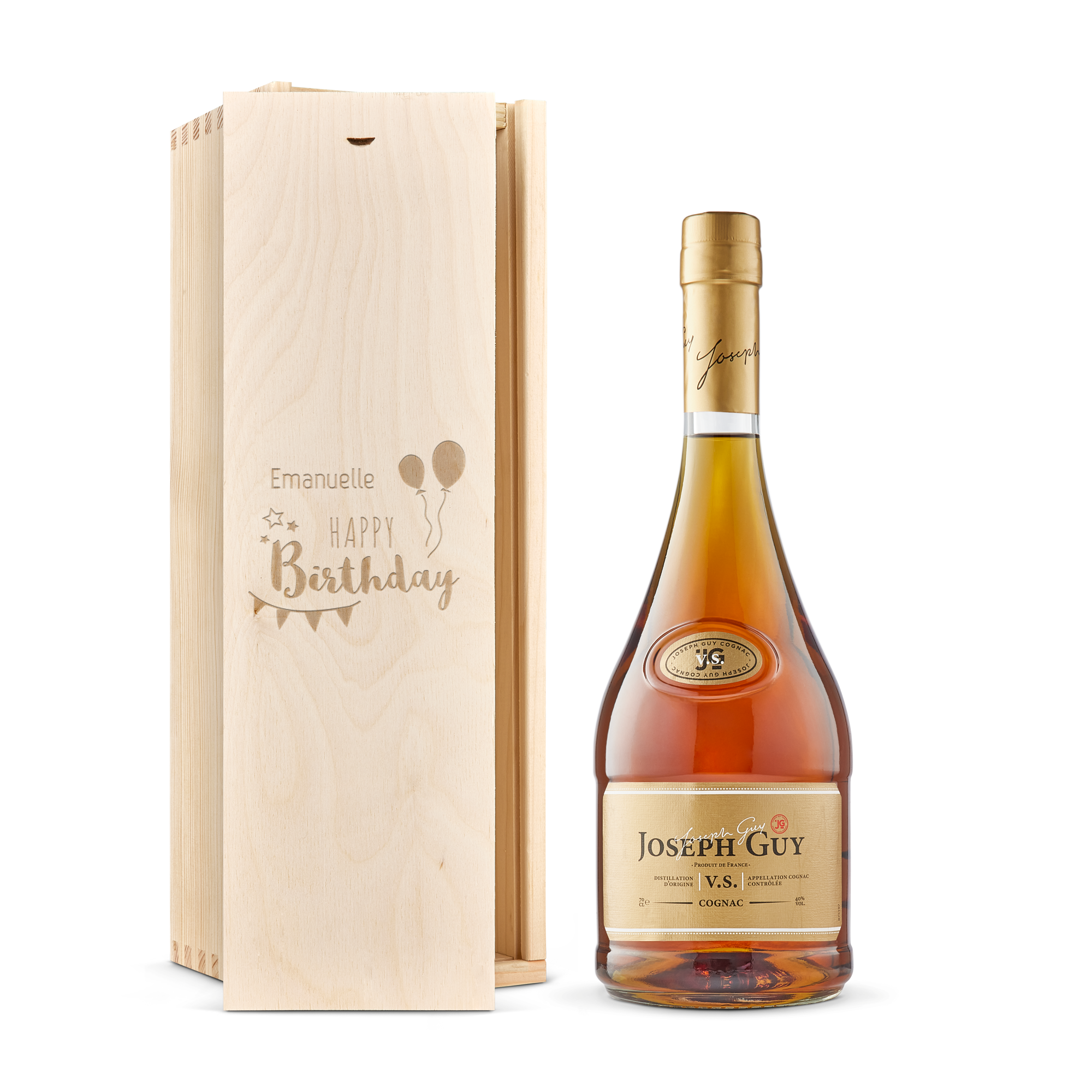 Cognac Joseph Guy VS - avec coffret gravé