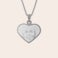 Collier cœur gravé Collier cœur gravé