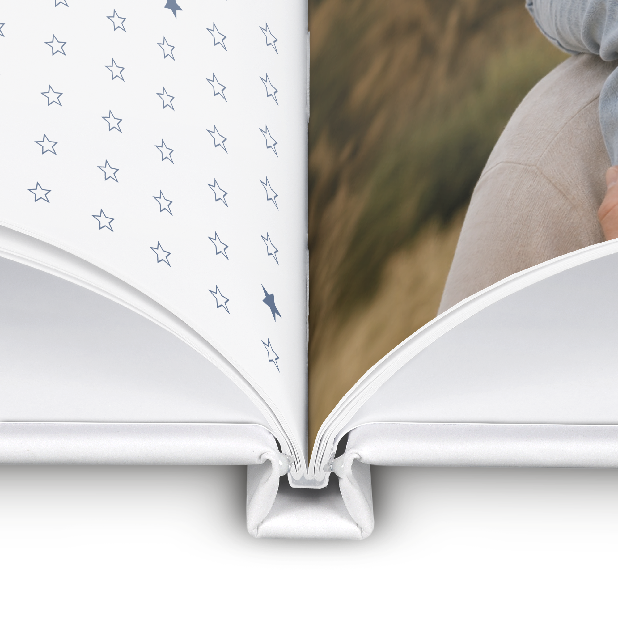Fotoboek maken - Opa & ik/wij - XL - Hardcover - vanaf 28 pagina's met eigen foto's en tekst, openliggend met sterrendesign en persoonlijke herinneringen