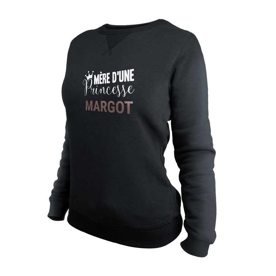 Sweater- Femme - Noir - XXL