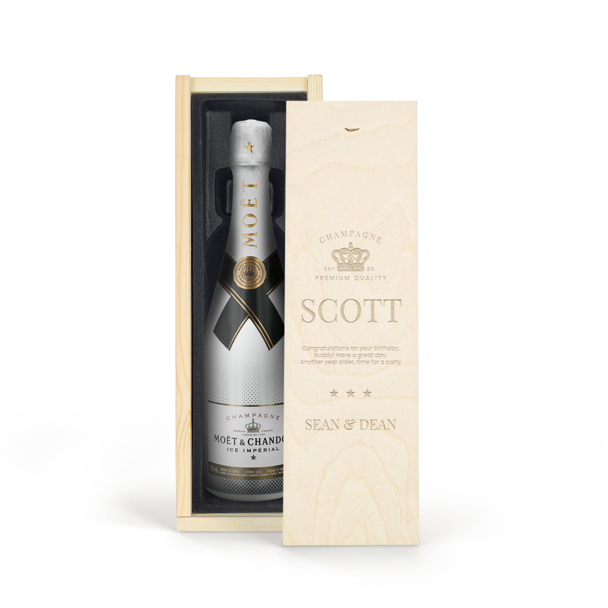 Moet & Chandon Ice Imperial v personalizovanom puzdre