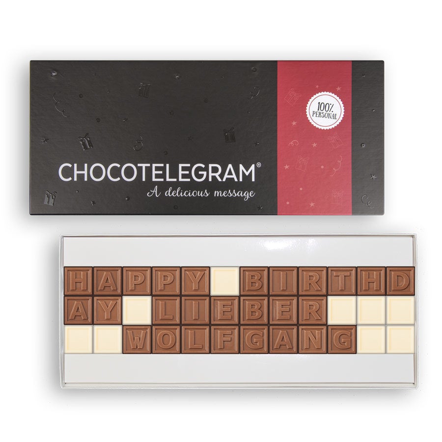Chocotelegram Präsentkarton 3x12