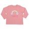 Personalizované detské tričko - dlhý rukáv - Baby Pink - 50/56