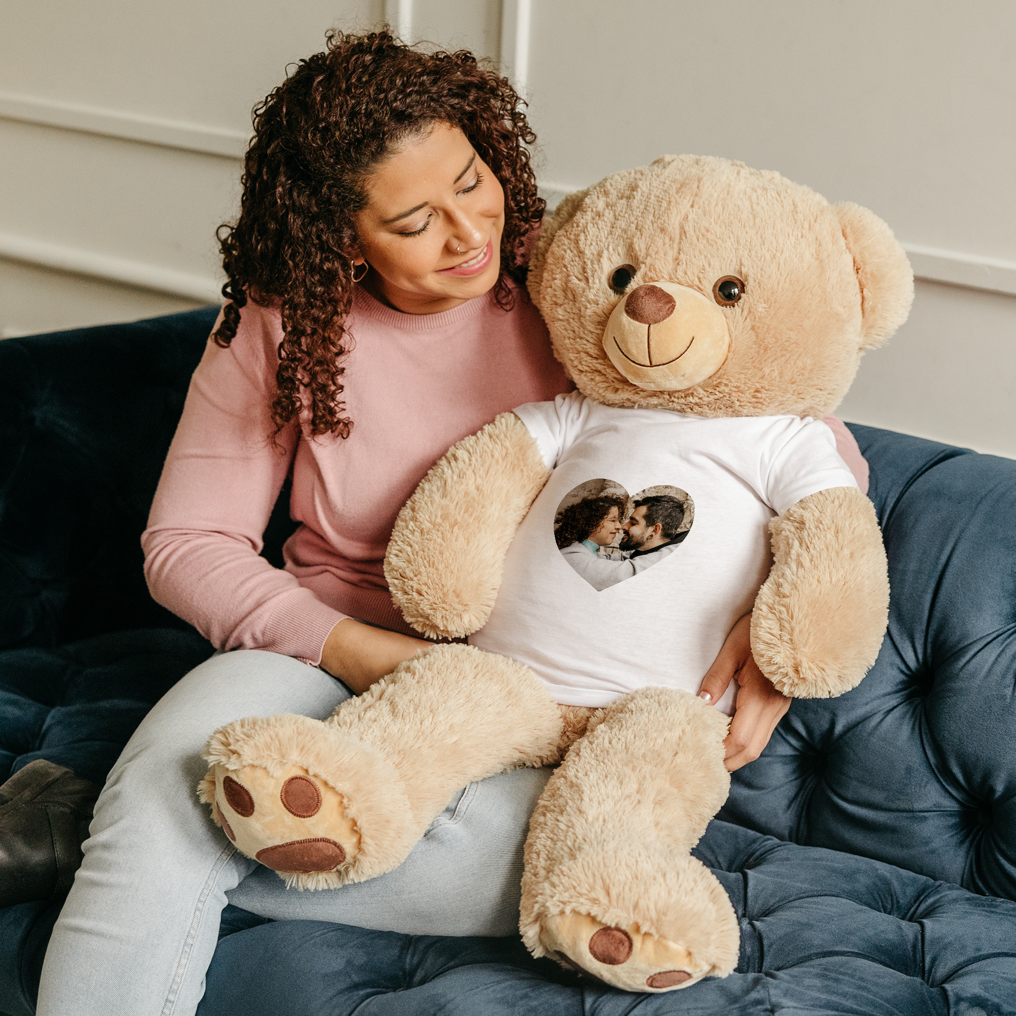 Custom Anniversary Teddy Bear | Personalized Photo Teddy Bears | Voice and  Image Gift Bears | Custom Stuffed Animal | Cuddlebuddys