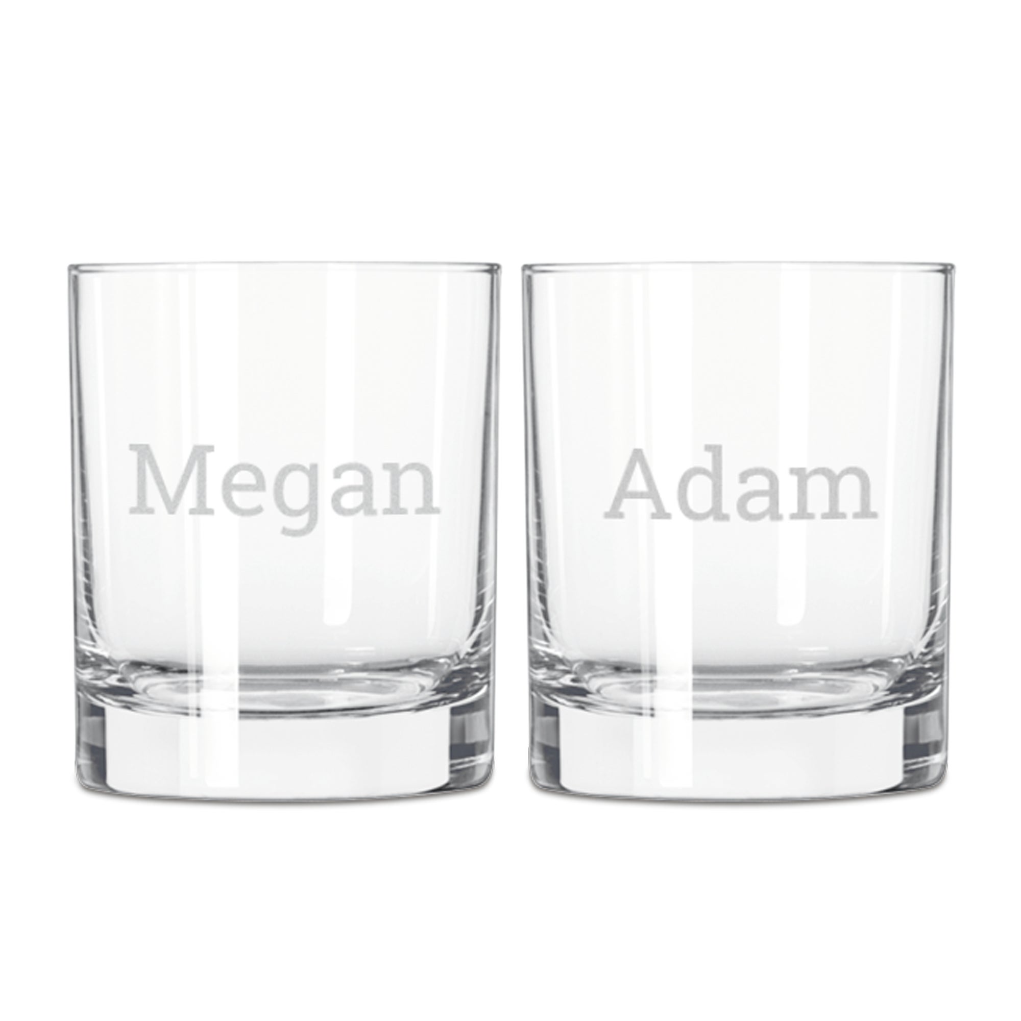 Personalised liqueur glass - Engraved - 2 pcs