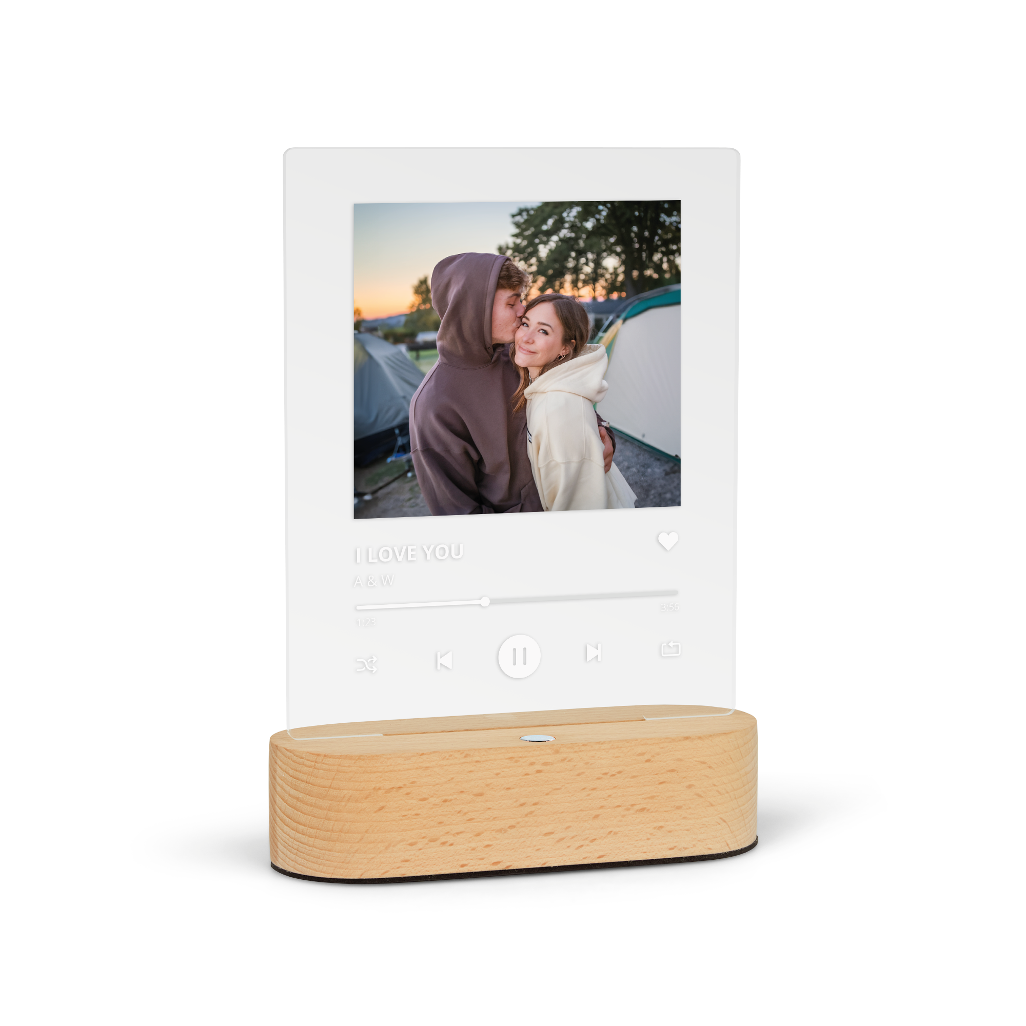 Lampe mit Spotify Design bedrucken