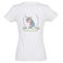 Unicorn T-shirt - Vrouw - Wit - S