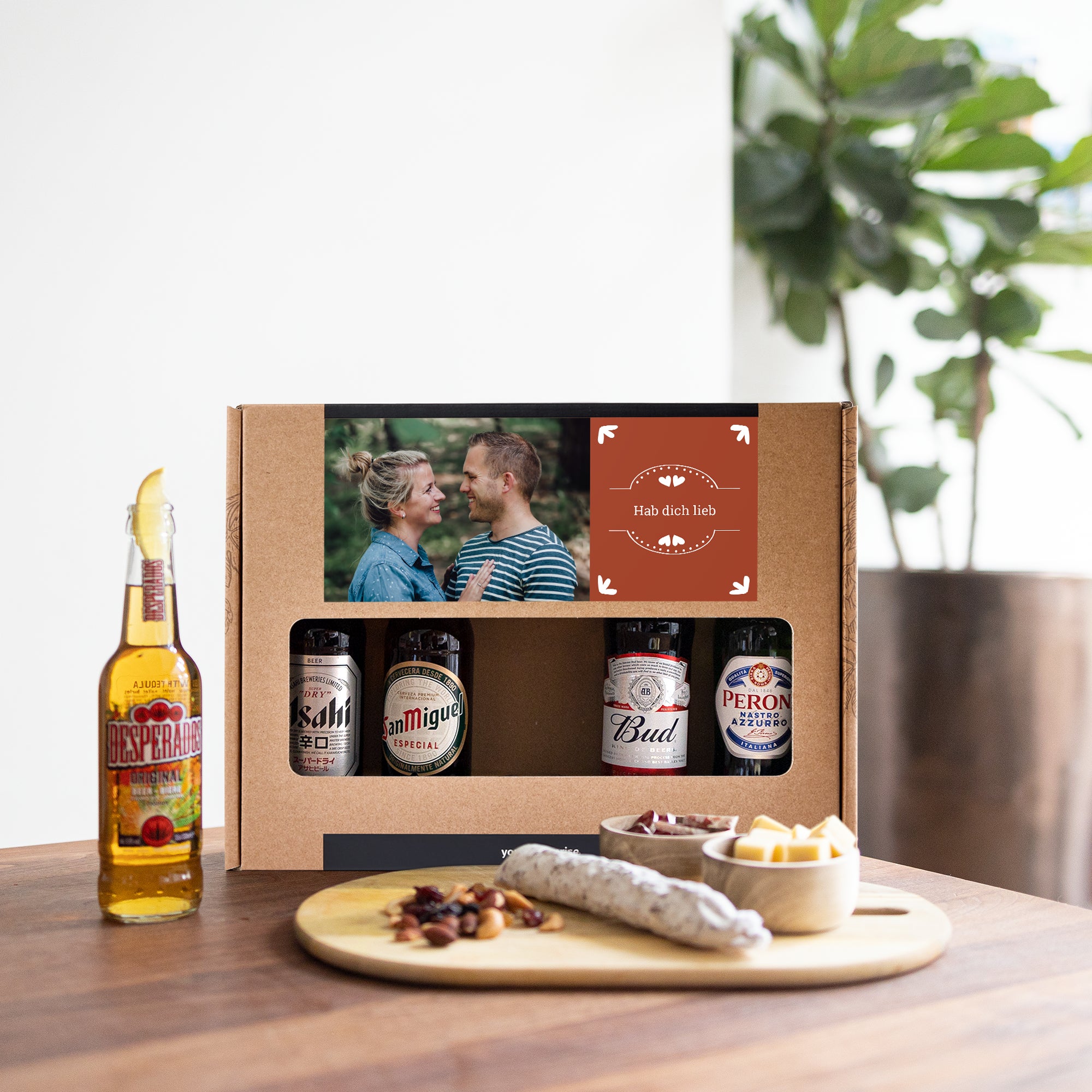 Personalisiertes Bier Geschenkset Internationales Bier Vatertag  - Onlineshop YourSurprise